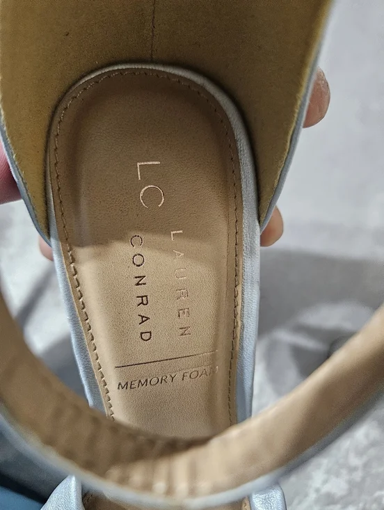 LC Lauren Conrad Sparkle High Heels Size 9 - Picture 5 of 7